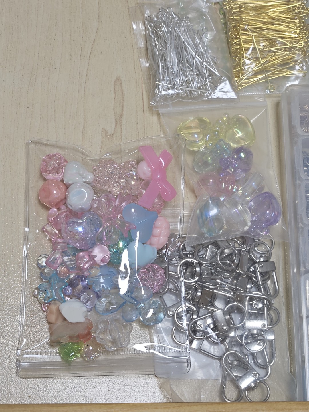 비즈키링 재료 처분해요