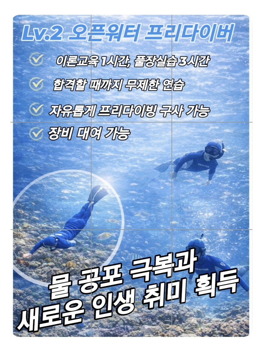 PSA 프리다이빙 수강생 모집