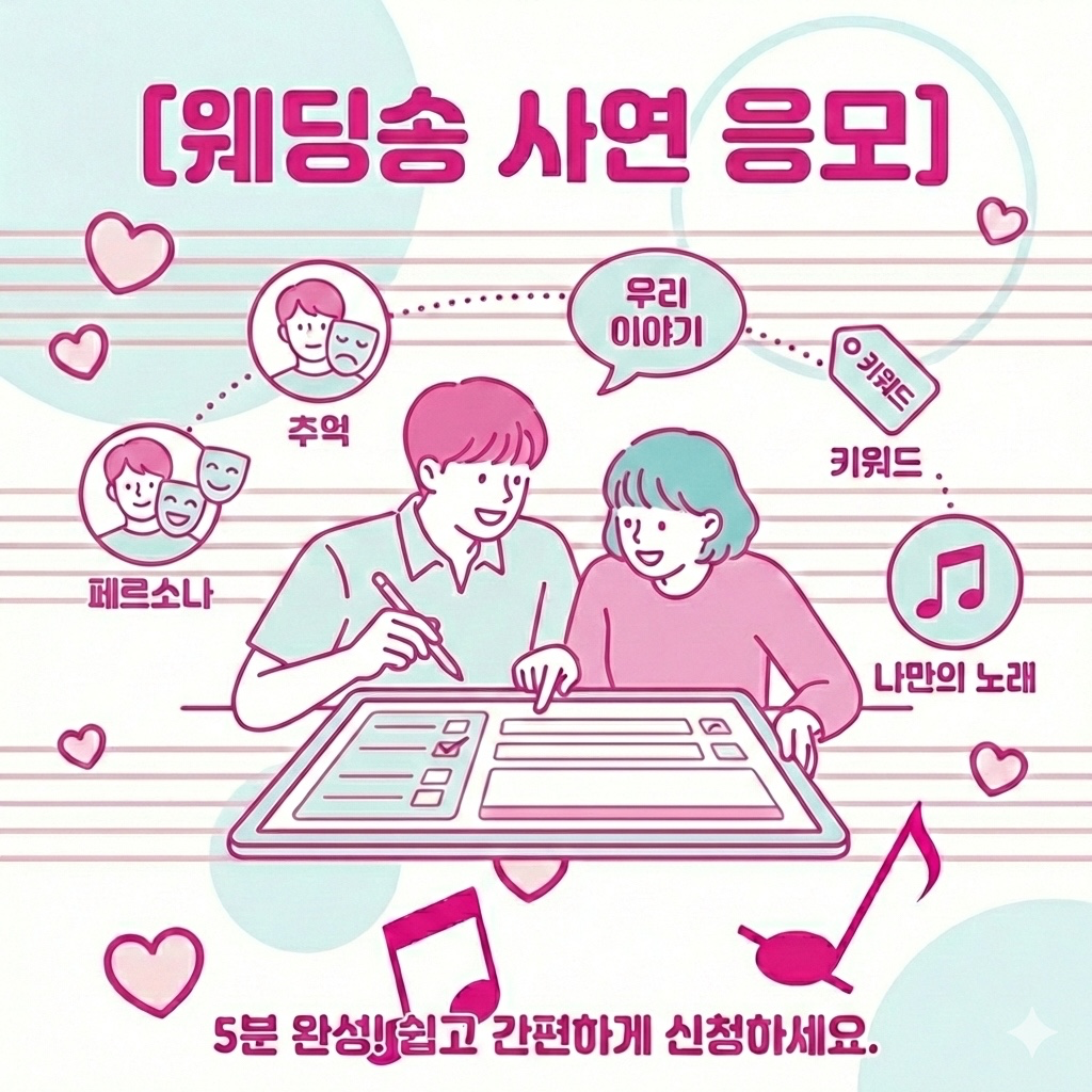 💡 어떤 웨딩송을 만들고 싶나요!?