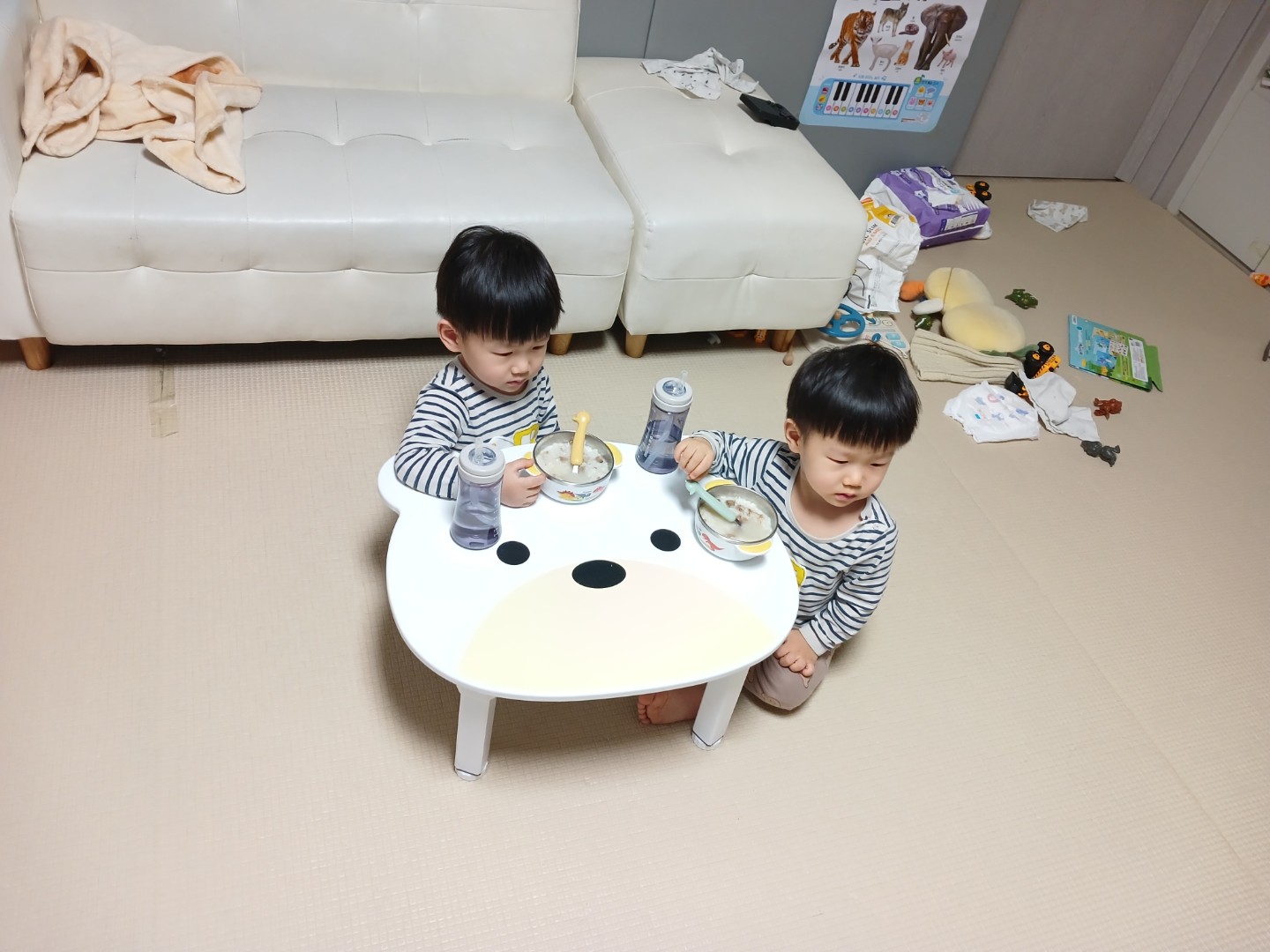 주말에는둥이들이랑집콕해요
