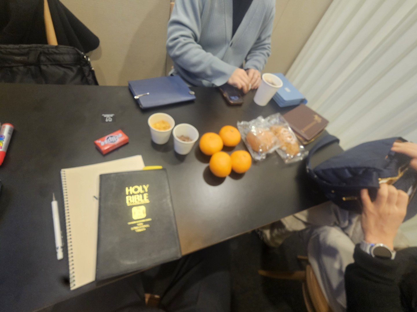이번주 성경 읽기 모임 입니다.