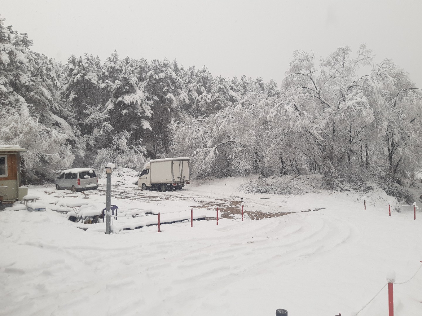 농막 놓고 한계절을 보냇네요