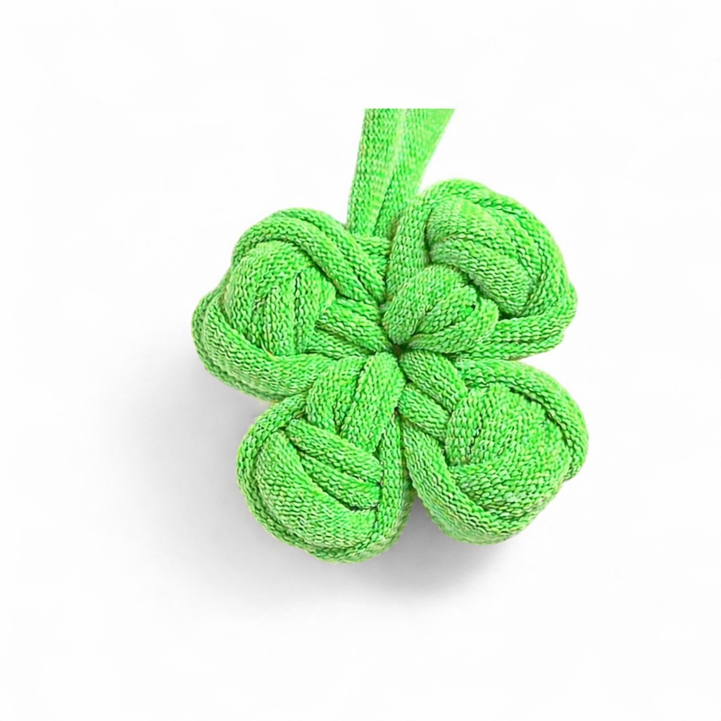 양말목 네잎클로버 키링