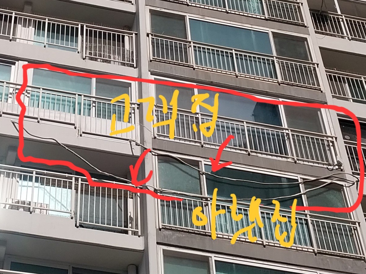 우리집 에어컨으로 이웃에 불편도 주네요 ㅜㅜ