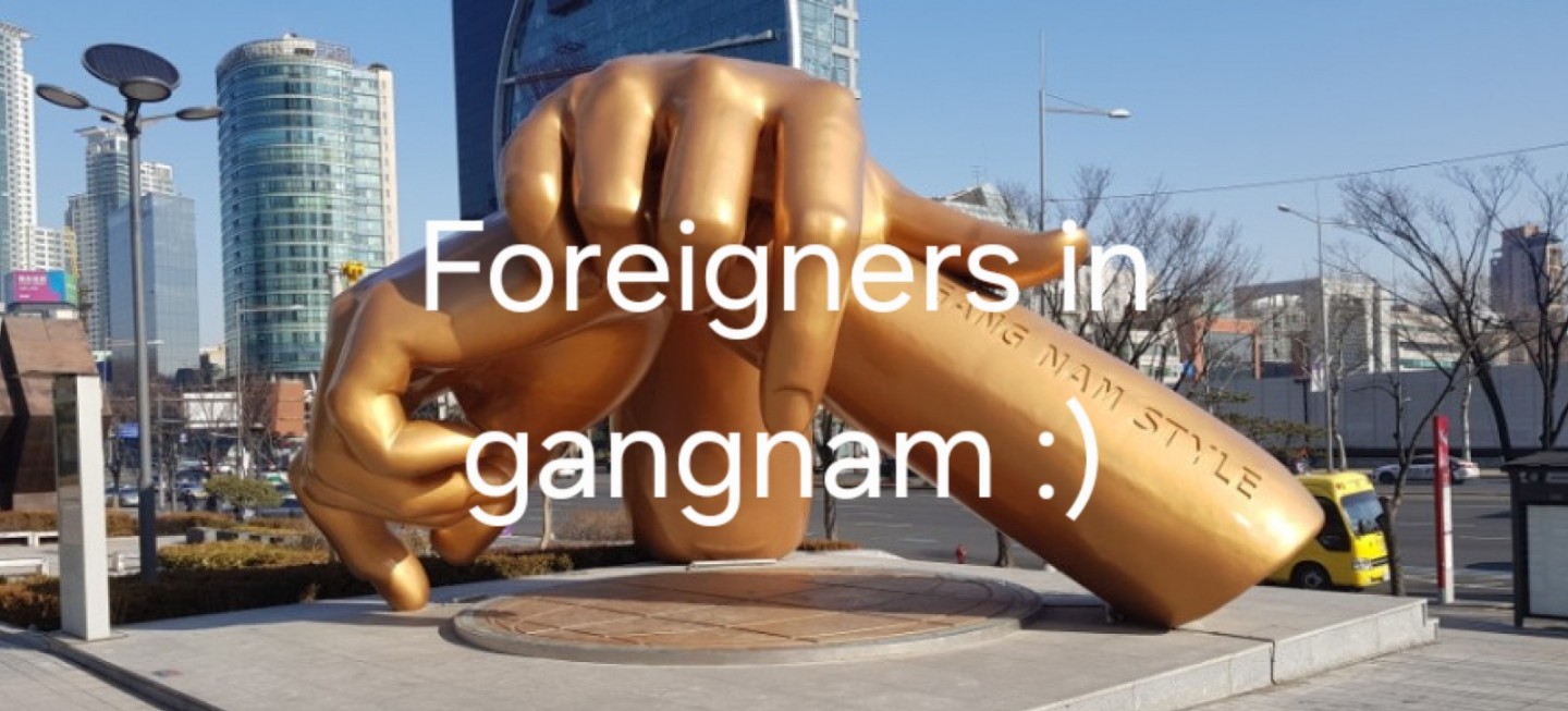 강남 외국인들 여기 모여볼래요? 👀✨ | Foreigners in Gangnam