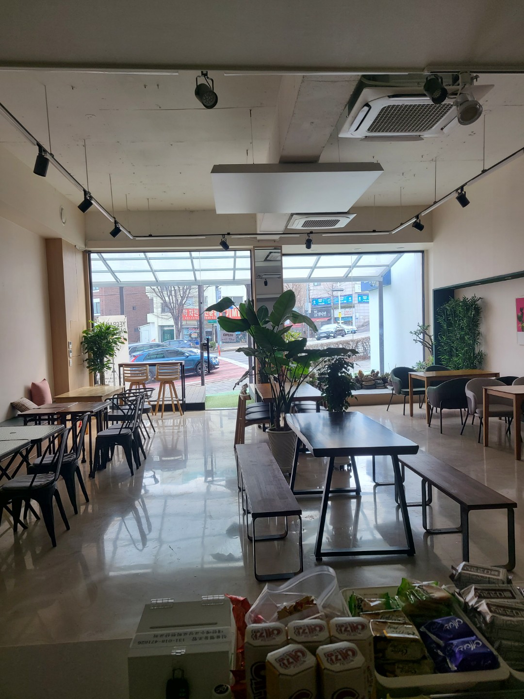 예배후 카페 봉사.