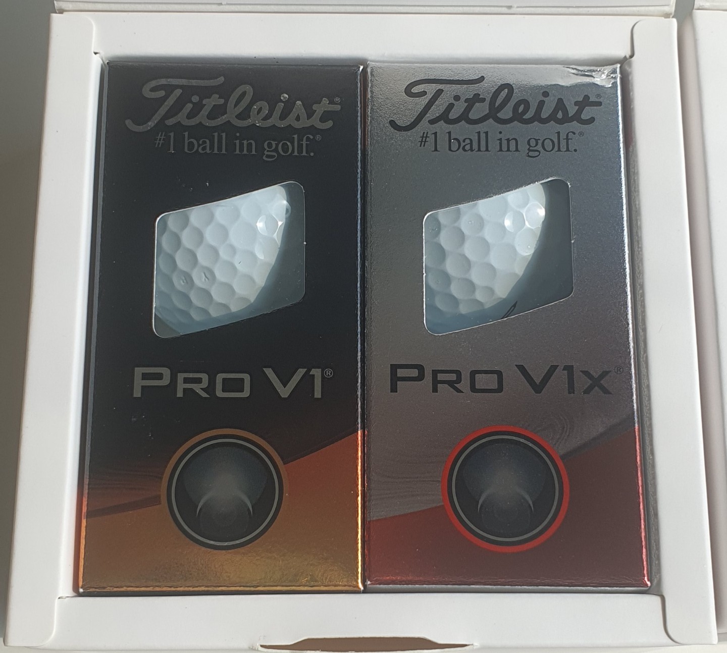 [판매] 타이틀리스트 Pro V1 2구 + Pro V1X 2구 새상품