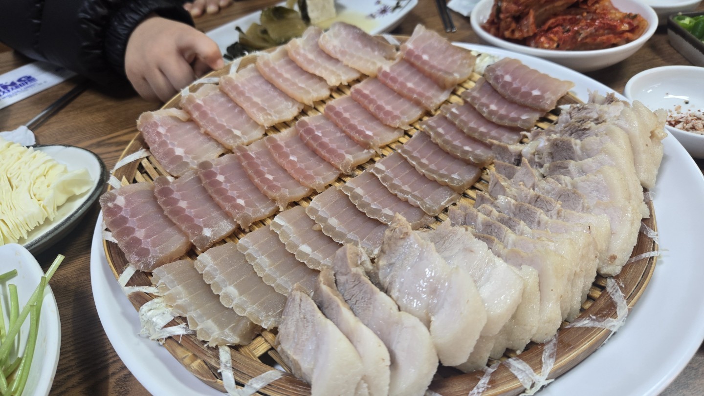 송도 전라도삼합 홍어삼합 최고