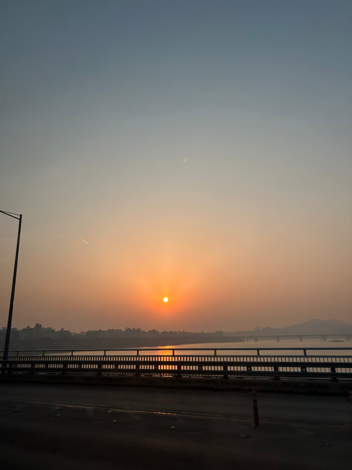 한강 그리고 노을