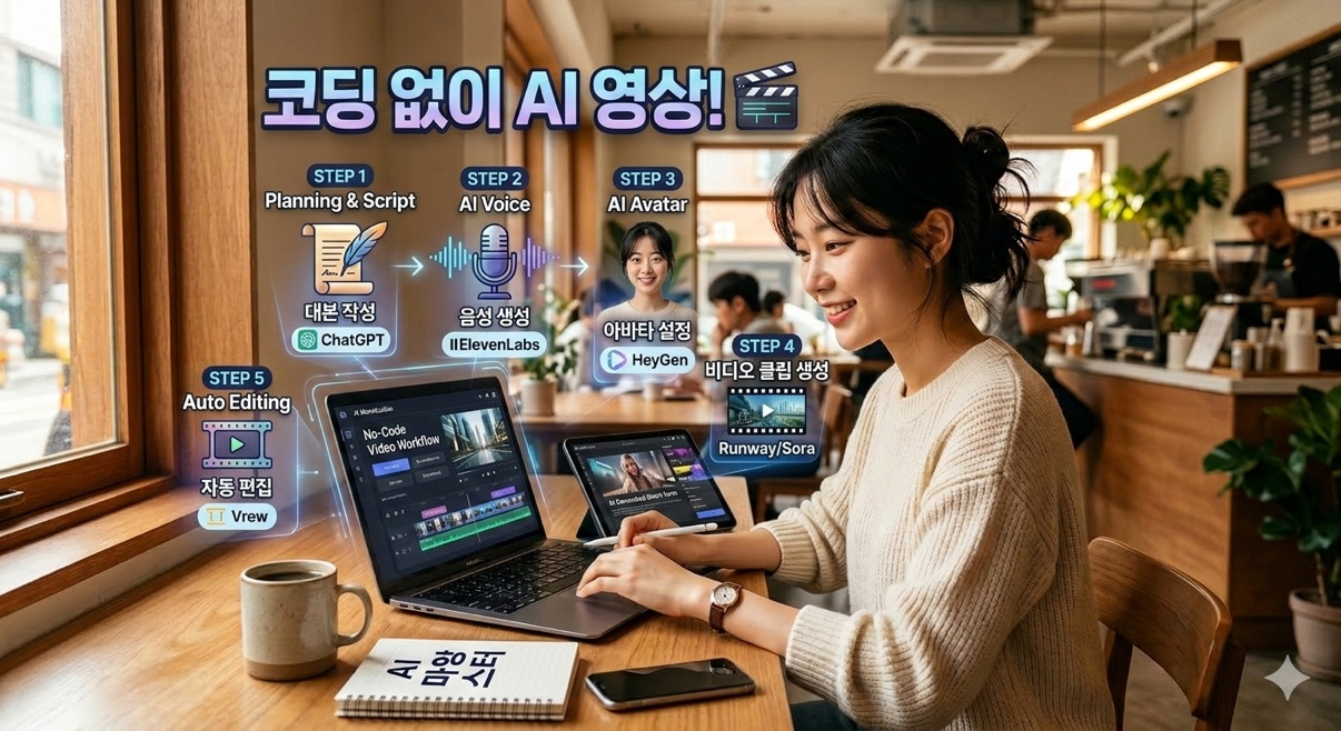 코딩 없이 AI 영상! 🎬