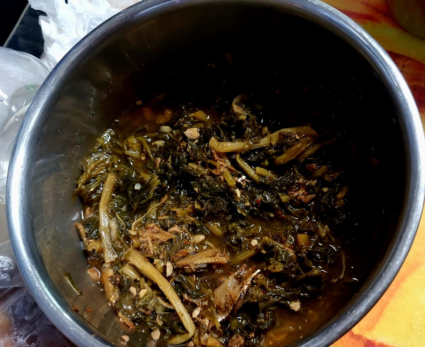 오늘 아점은 시래기