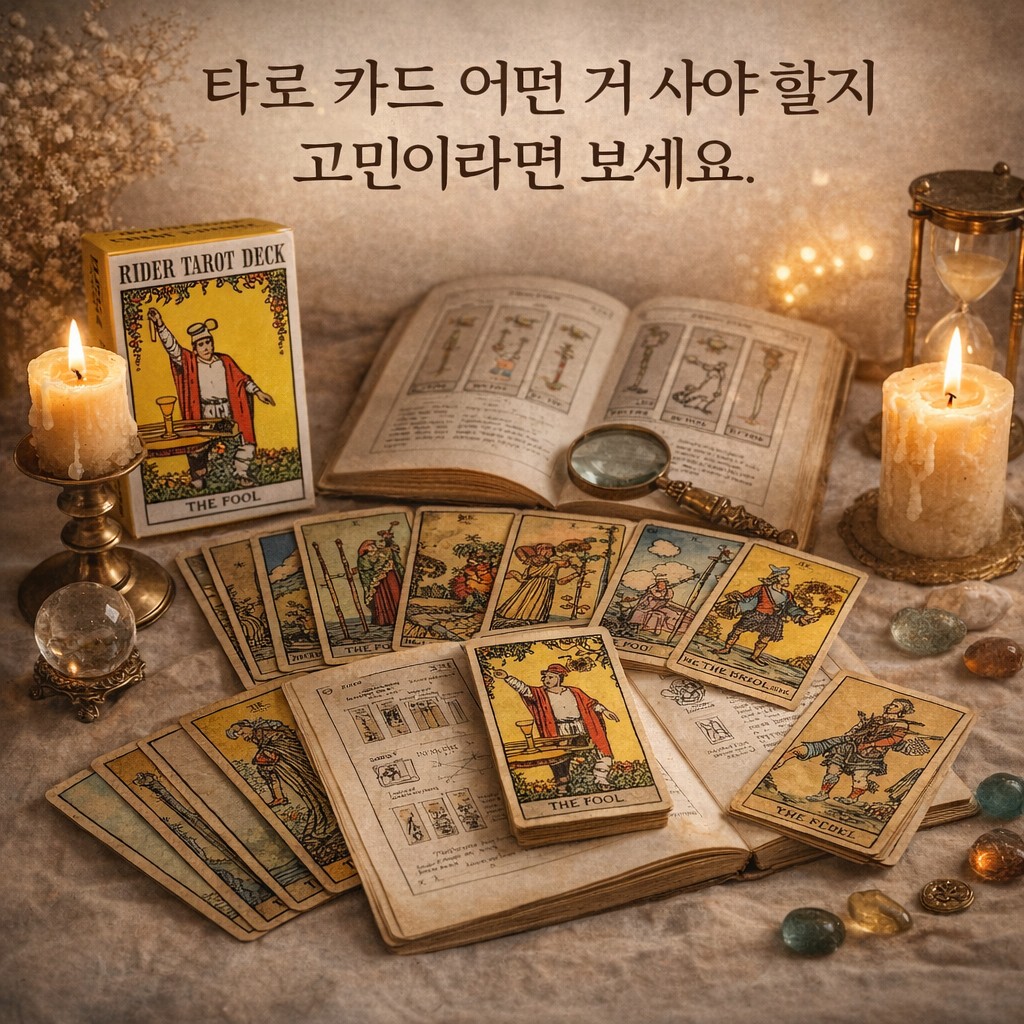 타로 카드 어떤 거 사야 할지 고민이라면 보세요