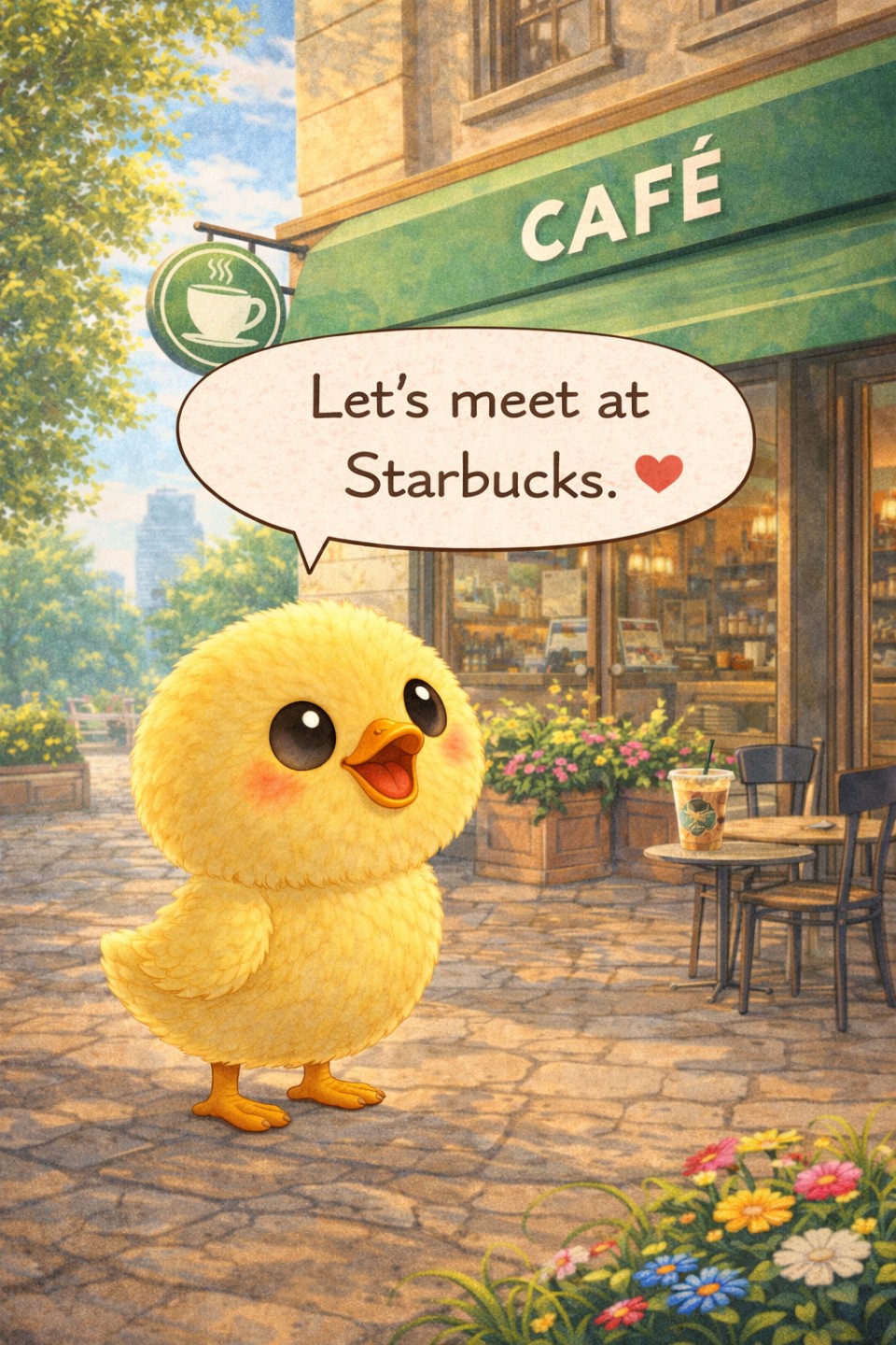 [오늘의 한 문장] 25. 스타벅스에서 만나요