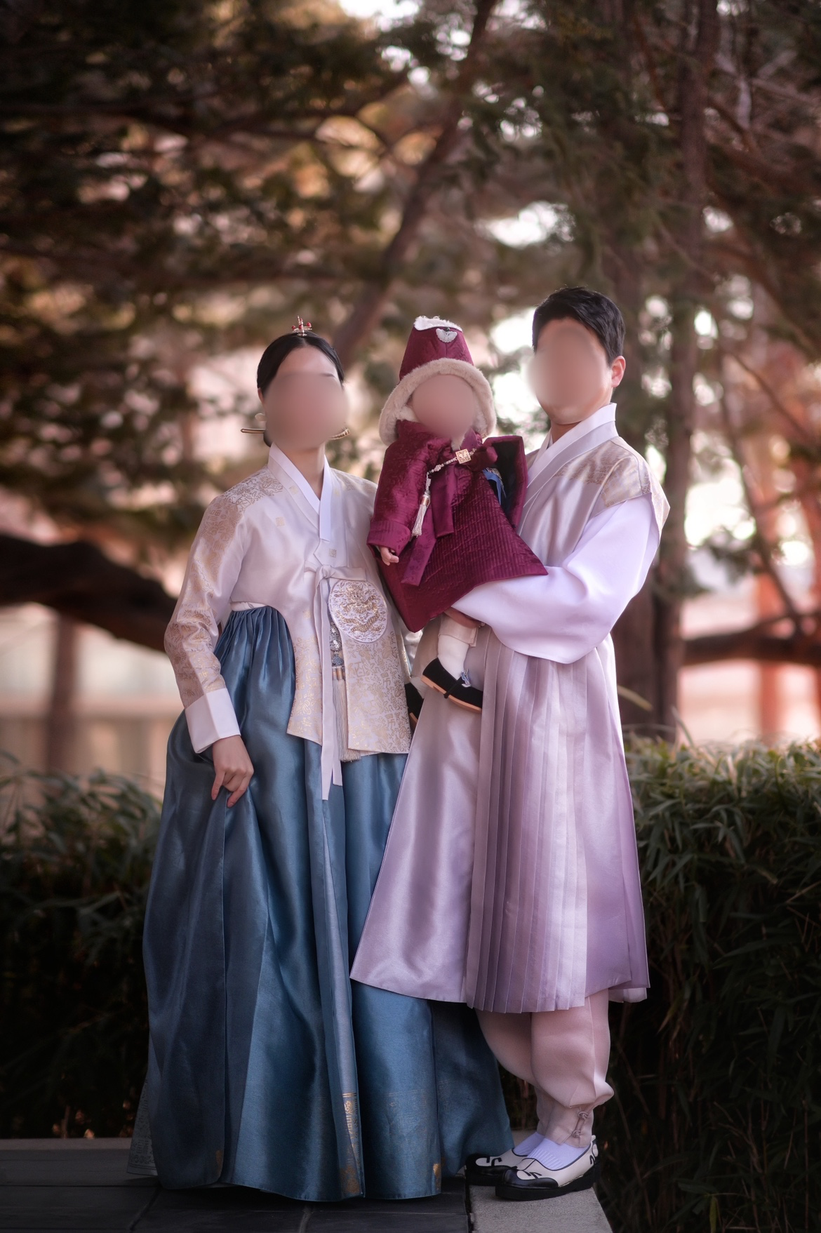 4인가족 돌잔치 한복