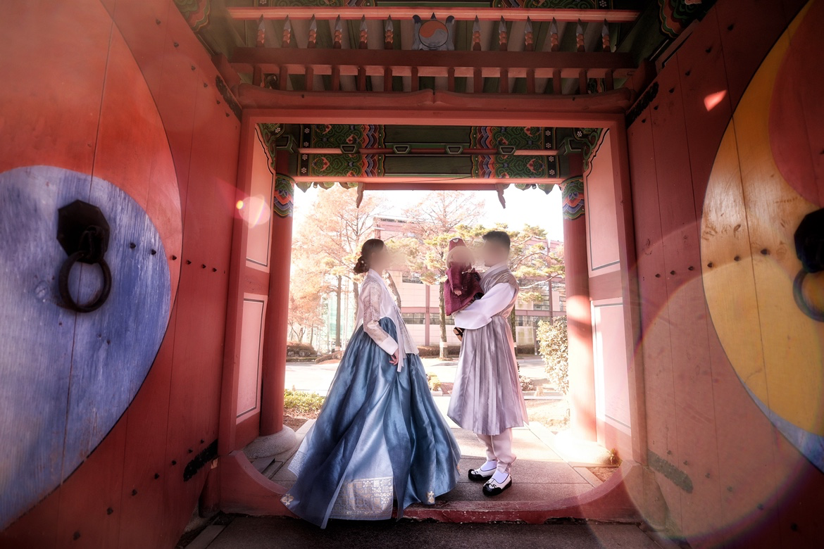 4인가족 돌잔치 한복