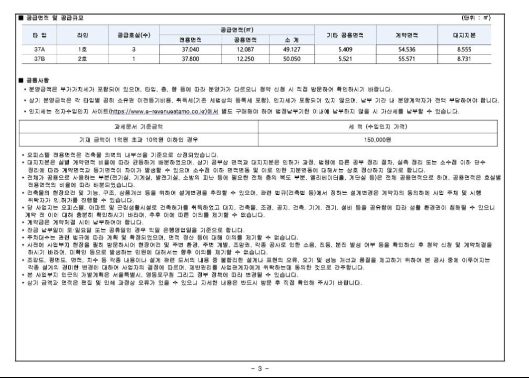 여의도 더로드캐슬입주자 모집공고