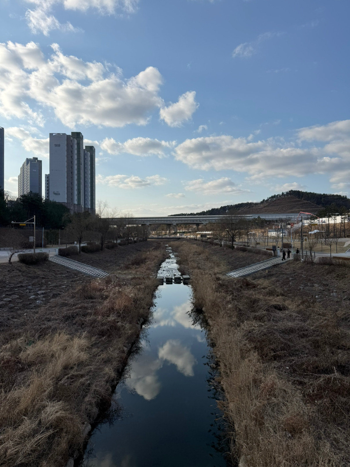 신리천에서 산책하는걸 좋아해요