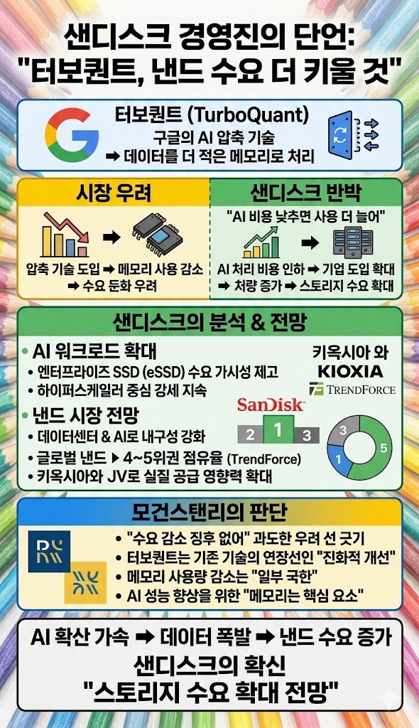 샌디스크가 전망한 터보퀀트의 미래