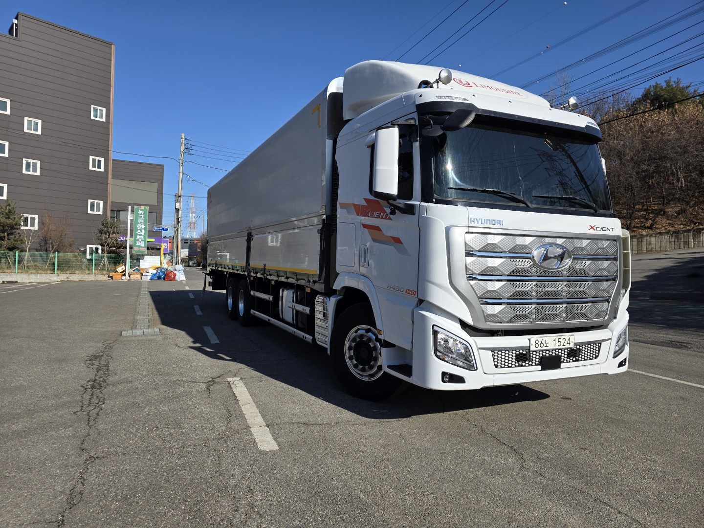 21년 엑시언트 14톤윙