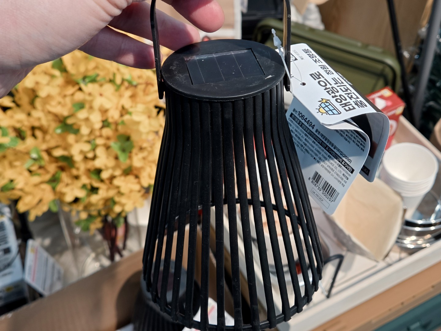 다이소 신상 태양광 램프 종류 추가되었네요