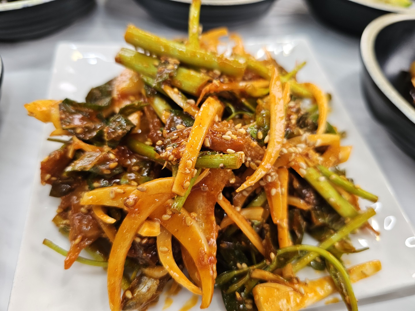 멸치회 먹었어요