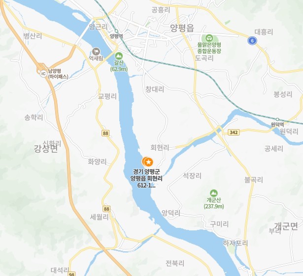 껀당500만원 3거리위치 경기도 양평군 양평읍 회현리 182평 전원주택자리