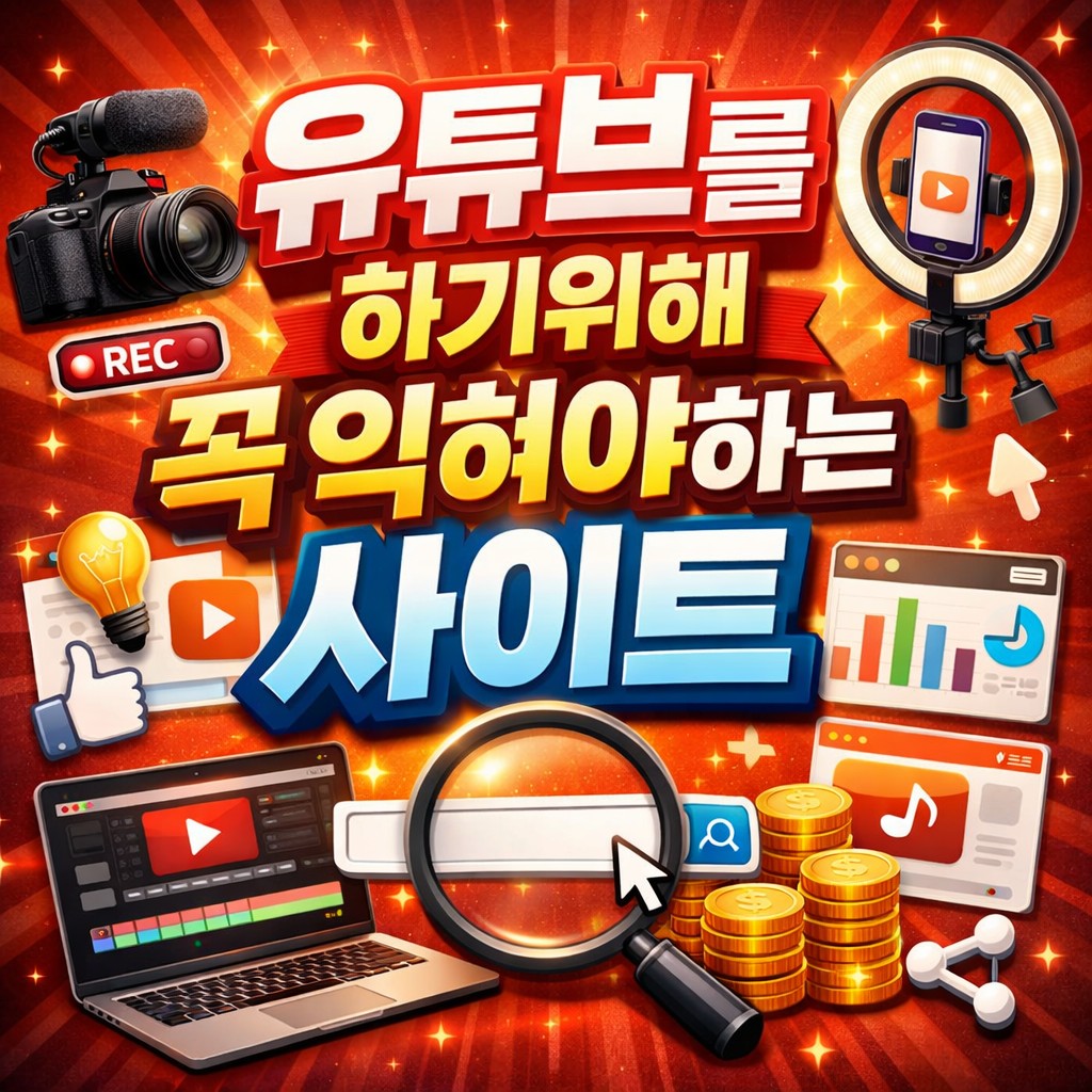 AI 유튜브를 운영하기 위해 꼭 익혀야 하는 사이트는?