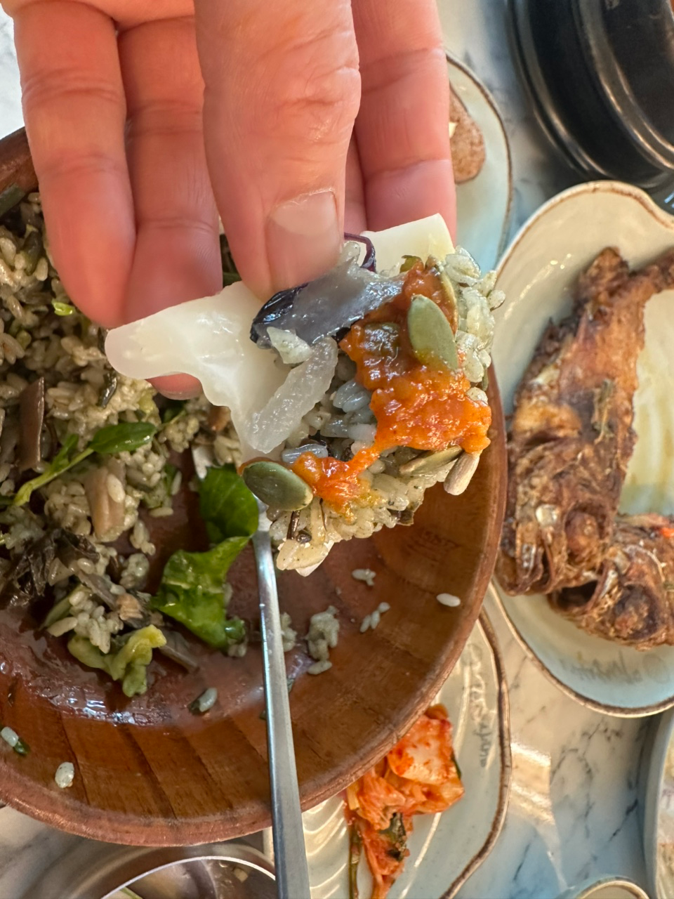 마니산산채 김포운양점 한정식 다녀왔어요