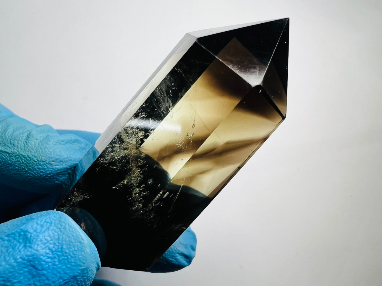 천연 완드 포인트 (스모키 쿼츠)