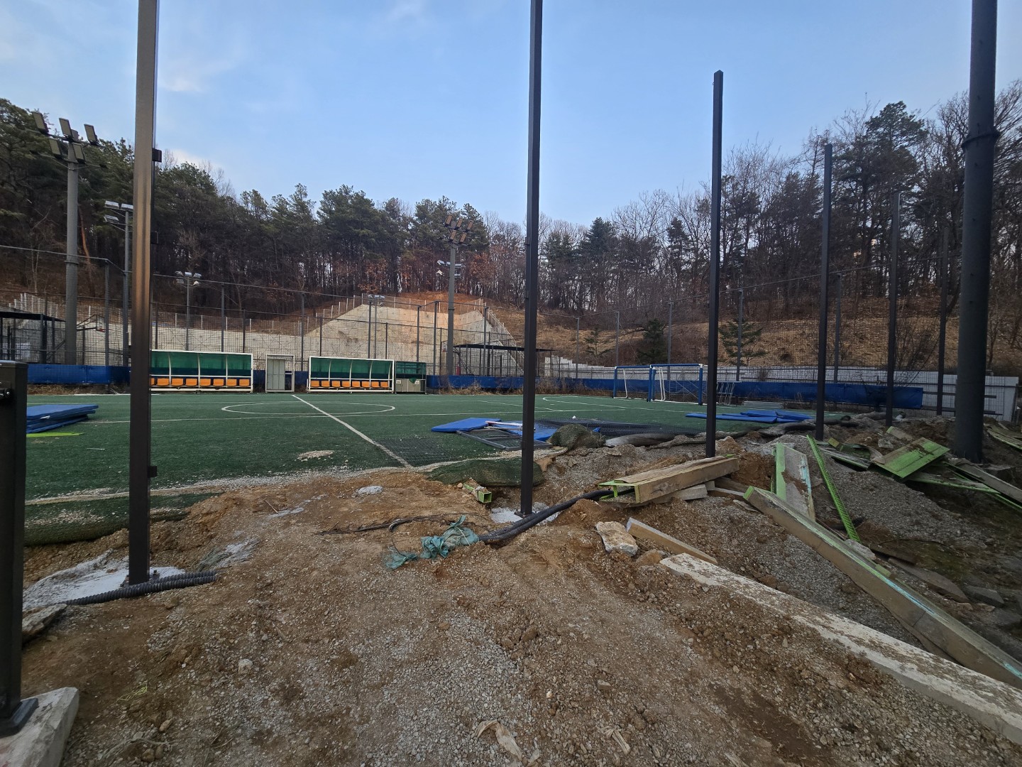 동백2동 주민센터 풋살장 근황 ㅠ