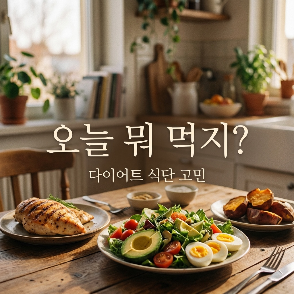 혼자 다이어트 하니까 3일 이상을 못 가네요 😂