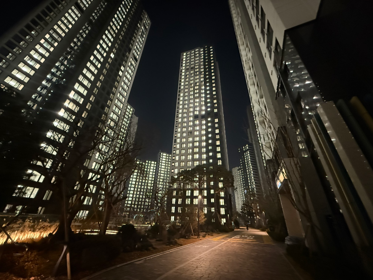 저희현장 야경입니다