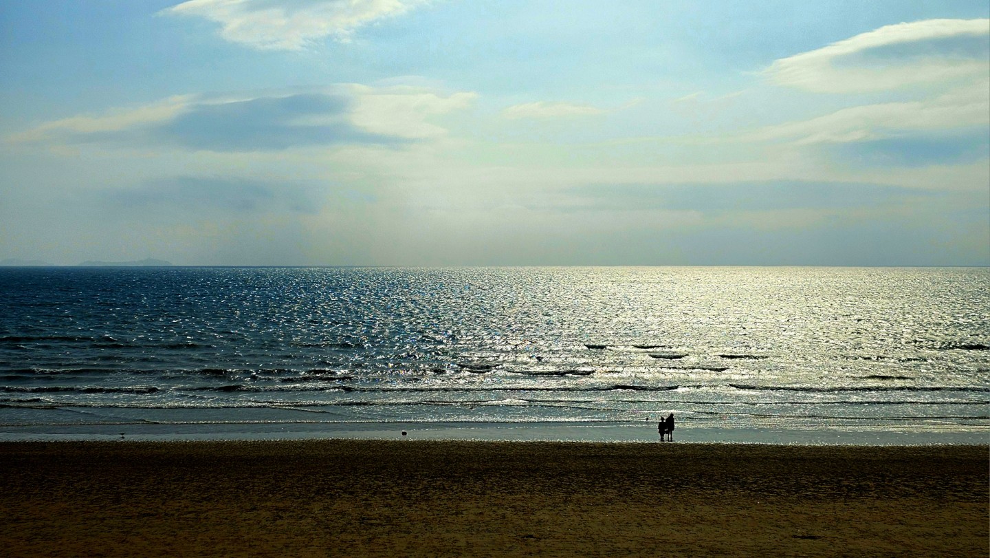 몽산포해변에서..