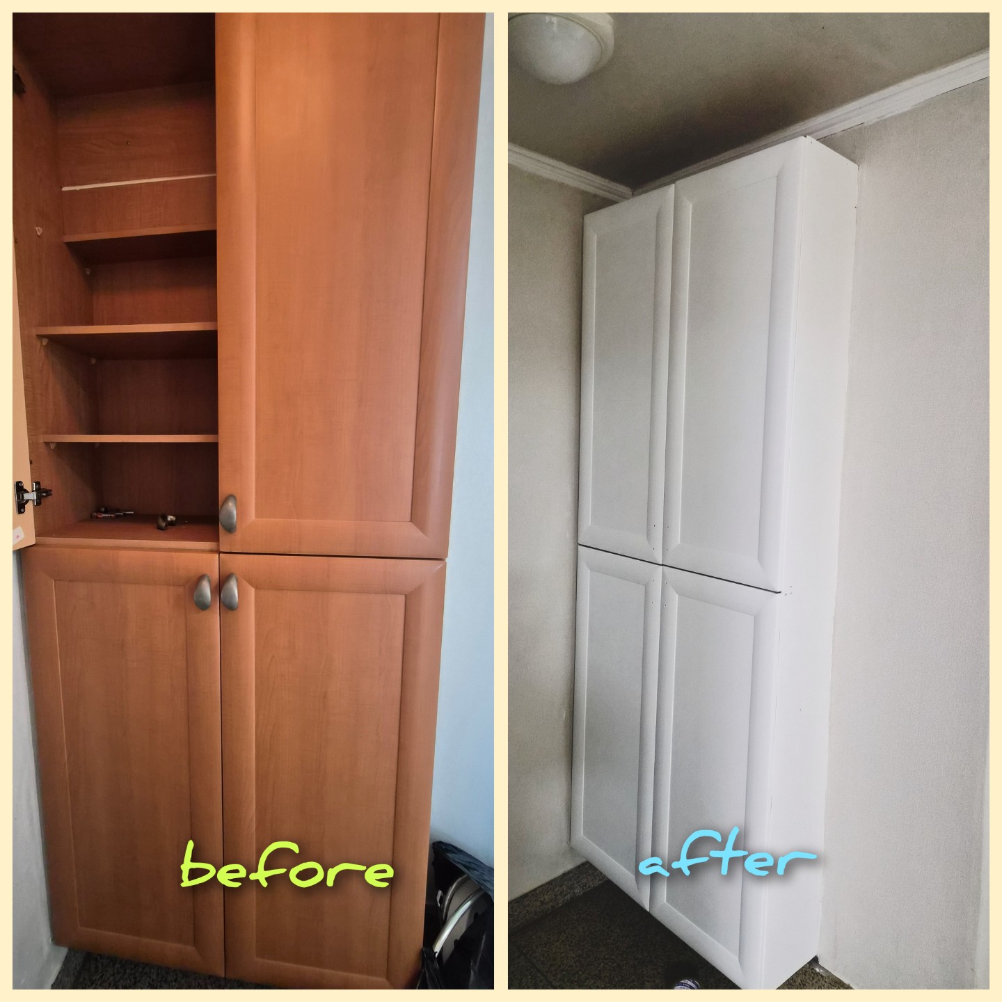 체리색 신발장 변신 후기 대방출! 🎨