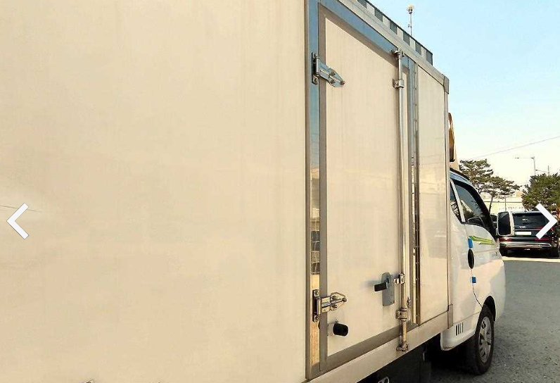 1톤 포터2 전기냉동탑차 21년식 5만키로주행 일진전기냉동탑