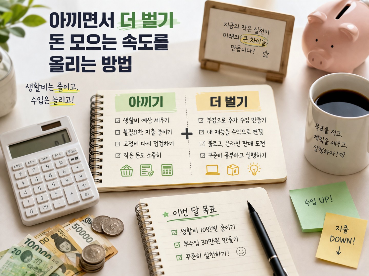 돈 모으는 속도를 올리는 방법 2가지!!!