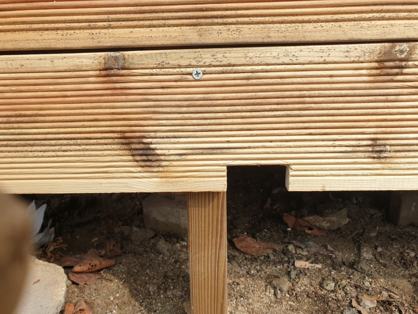 방부목 계단 설치 및 부분 수리