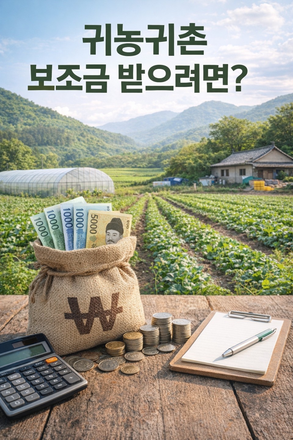 귀농귀촌 보조금 받으려면 조건 꽤 까다롭네요