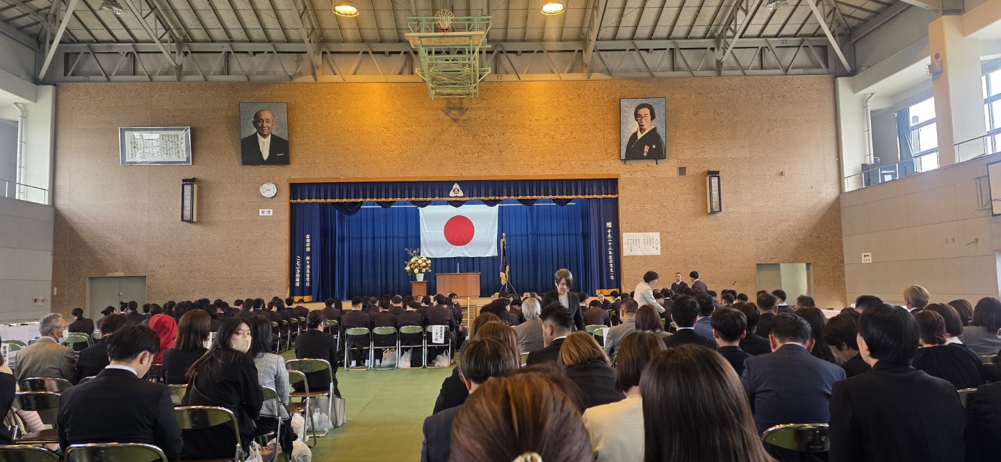 일본고등학교 입학식 잘 다녀왔습니다