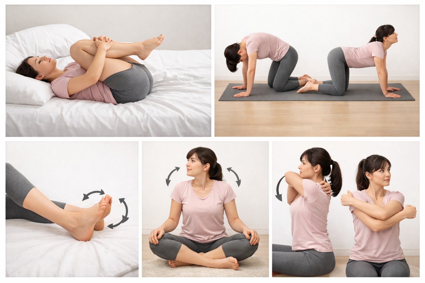 좋은 아침입니다! 가벼운 스트레칭으로 하루를 시작해요~