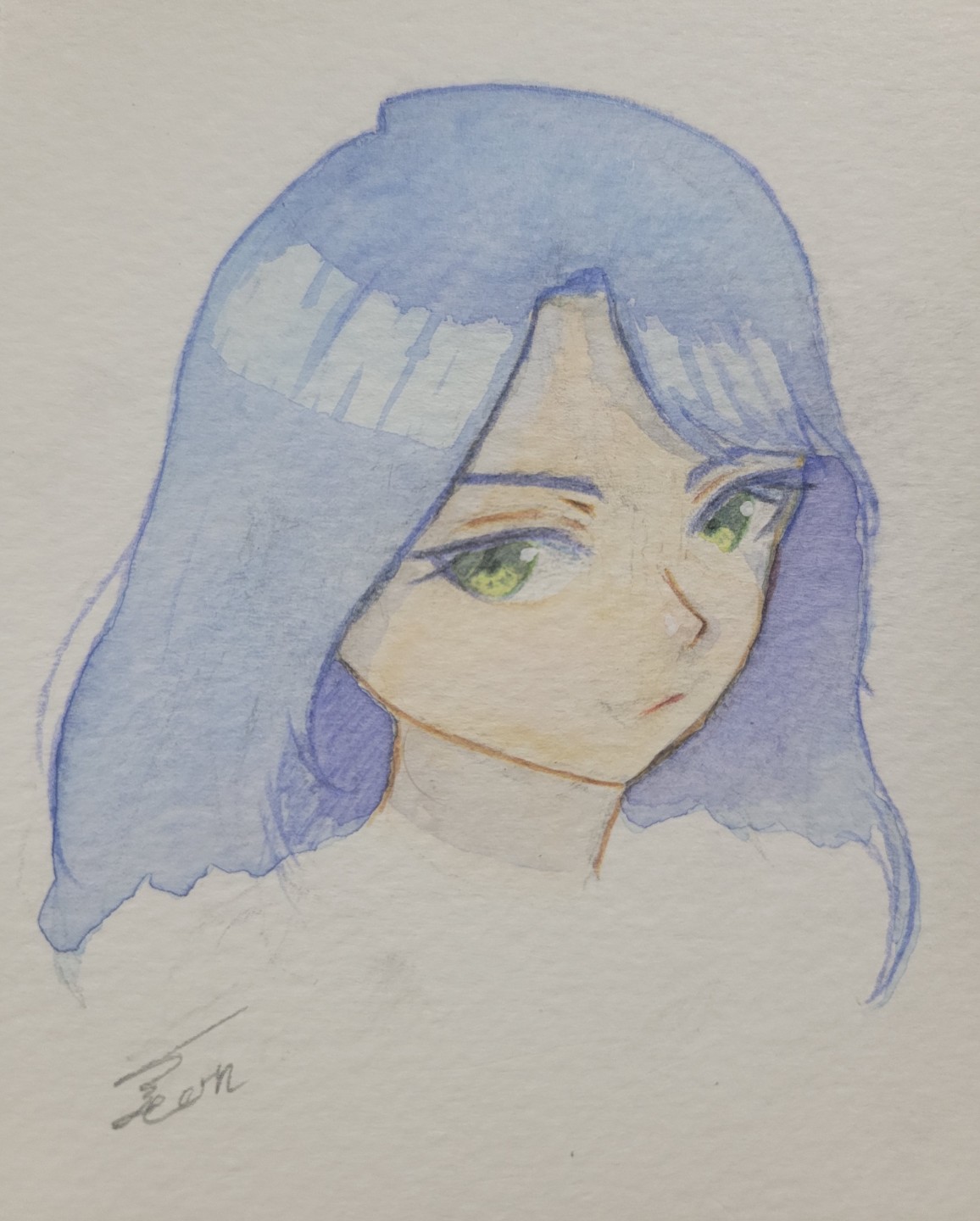 세르지오 (유성)색연필이랑 수채화 같이 조합하니 맛도리네요