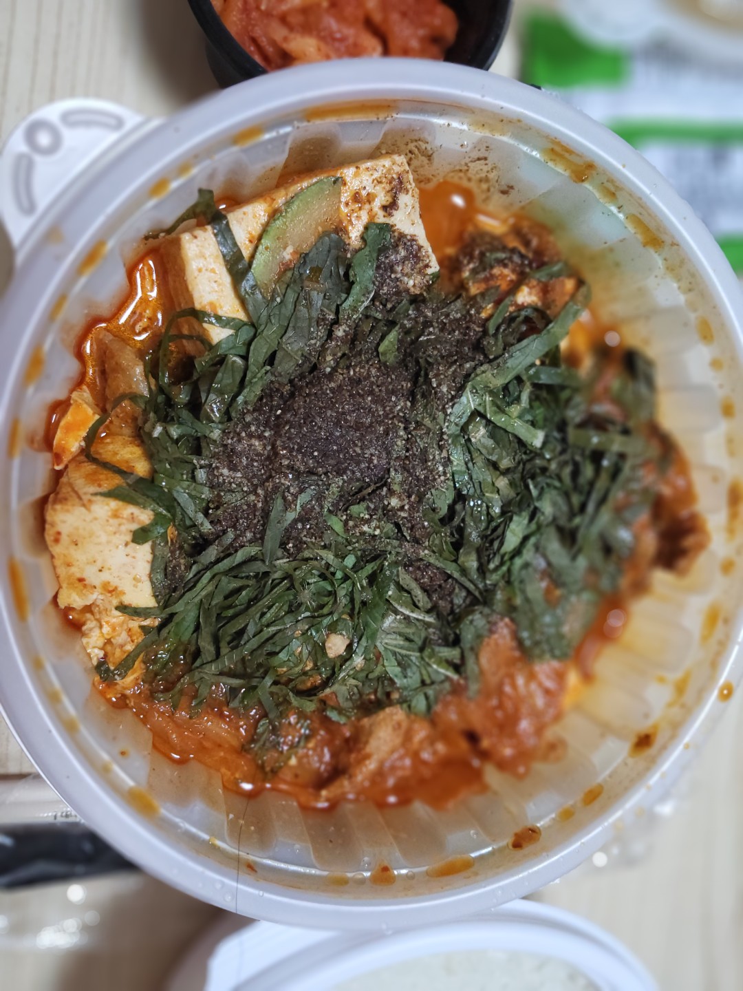 간만에  맛있게먹음