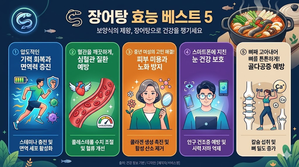 장어탕 효능 베스트 5