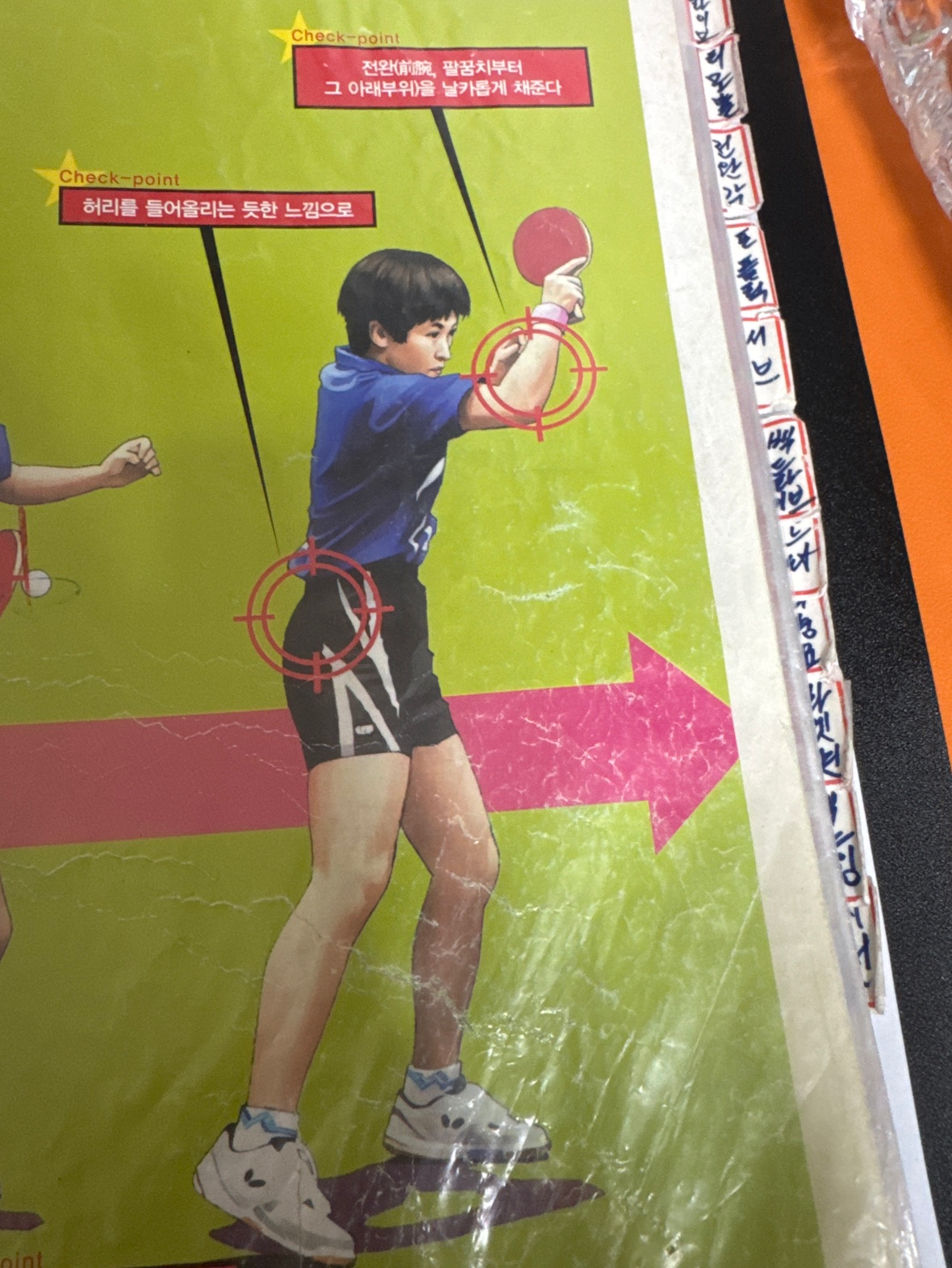동작별 모습ㅡ포핸드 ㆍ백핸드