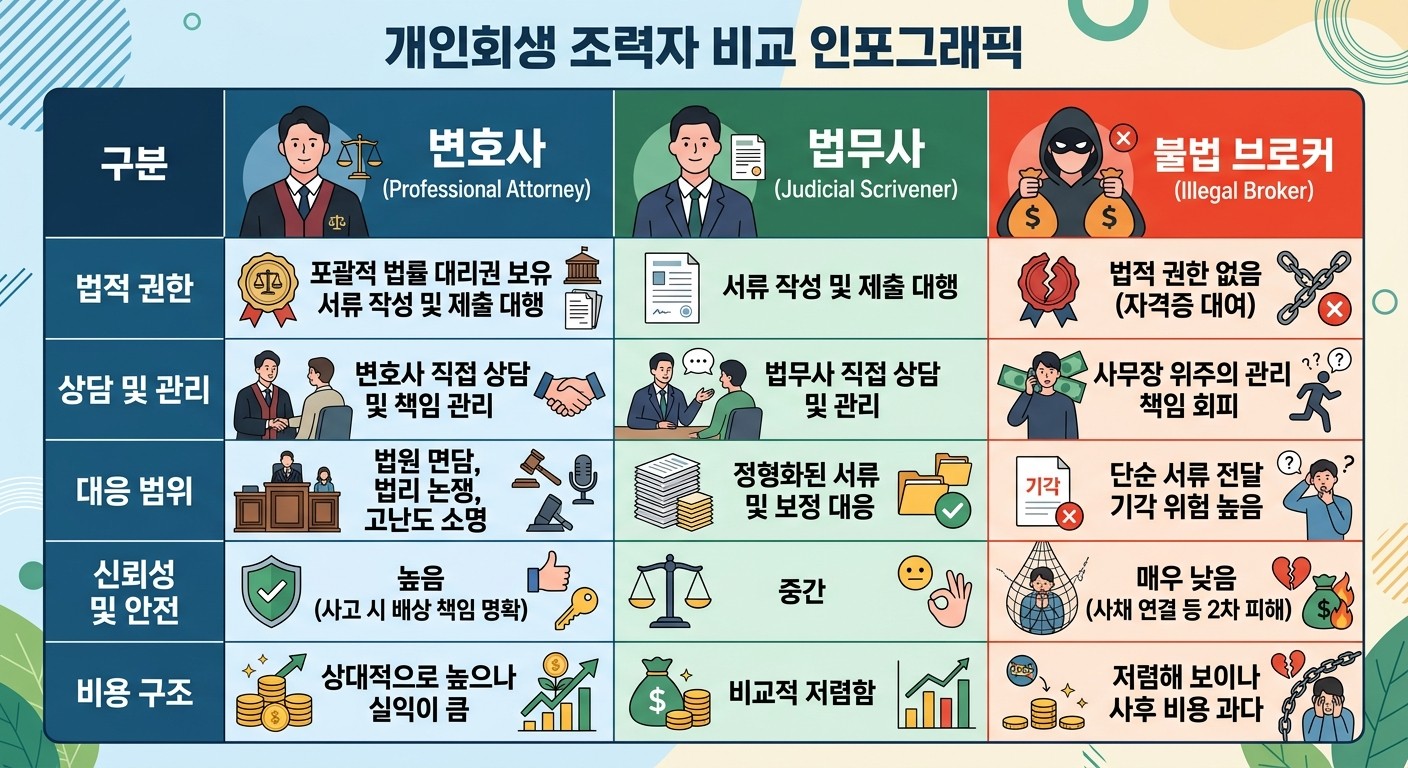5억 3천 -> 5억 1천 탕감, 개인회생 전문가에게 맡겨야하는 이유