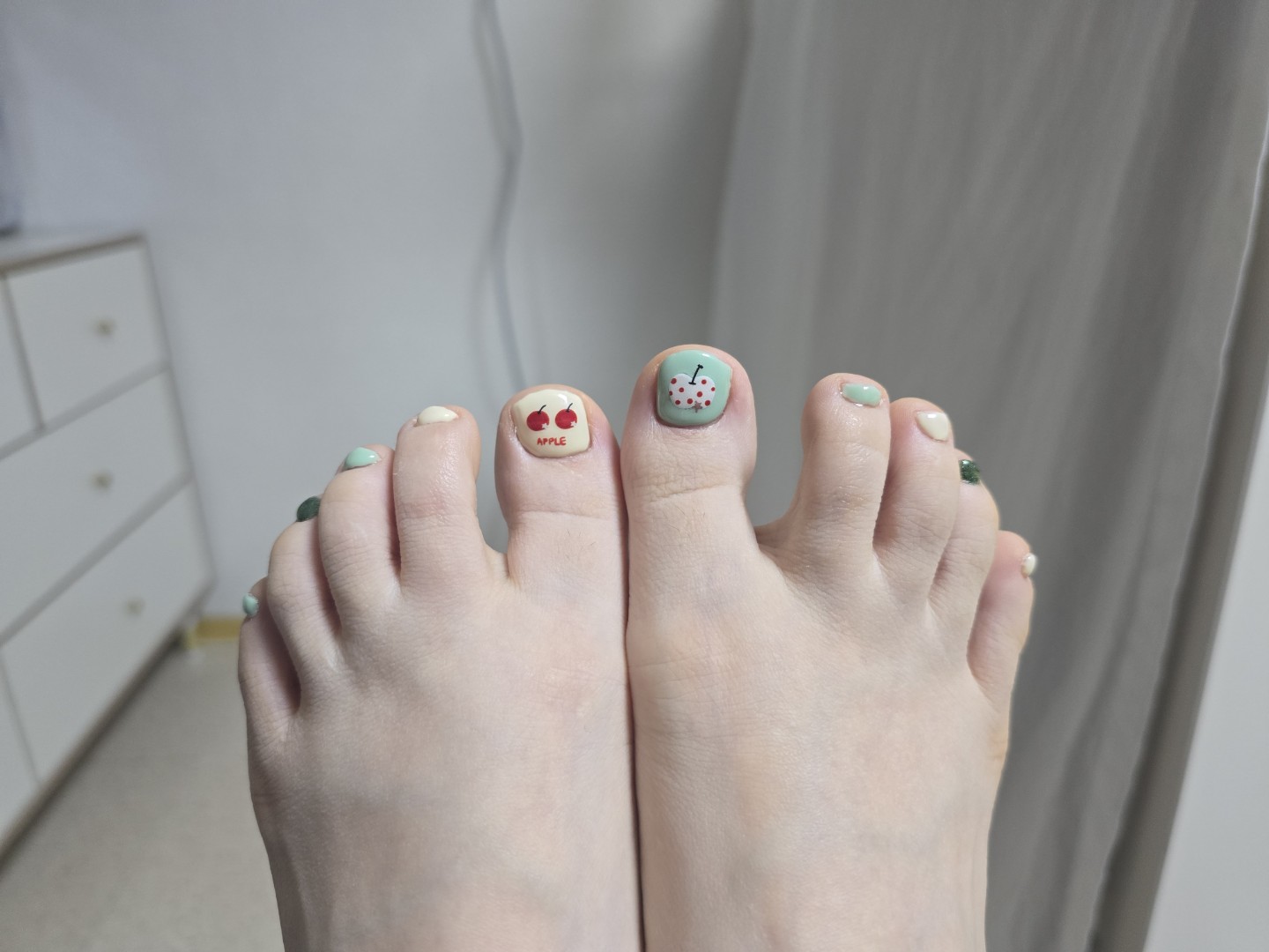 처음 해본 패디 🤭🤭