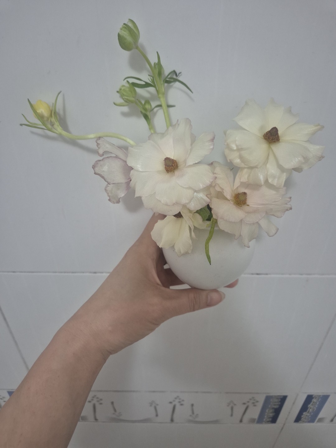 꽃을 사면 좋은 점.1주일은 거뜬히...