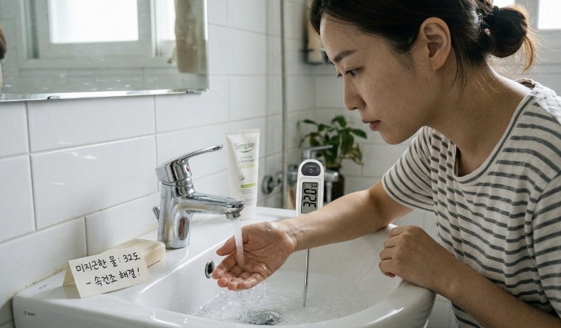모공 좁히려고 '찬물 세수' 하시나요?