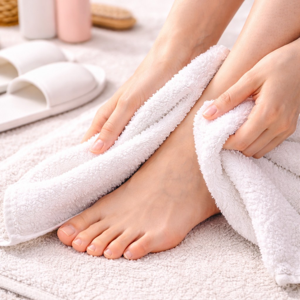 👣발 뽀송하게 유지하는 데일리 루틴