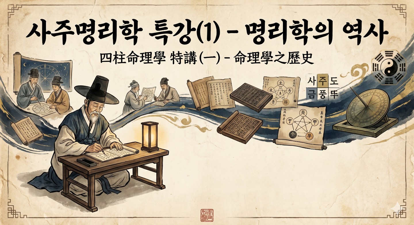사주명리학 특강(1) - 명리학의 역사